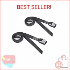 PowerTye 1in x 8ft Lashing Strap with Cam Buckle - Made in USA - 200 lb. Working