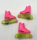 3 Vintage Rollerblade Barbie Flint Sparking Rollerblades Hot Pink ShipsFAST