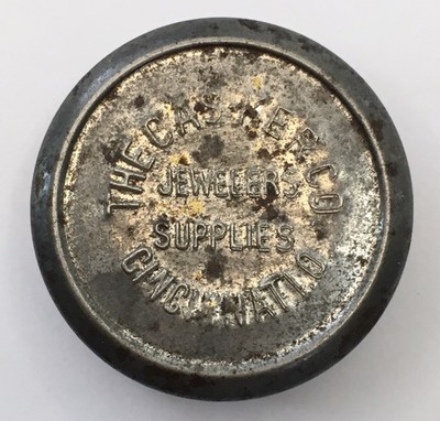The Casker Co. Jewelers Supplies Empty Tin Vintage Cincinnati Ohio Company