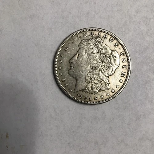 1921 Morgan Silver Dollar $1 Coin Circulated Business Strike 0.9 Fineness