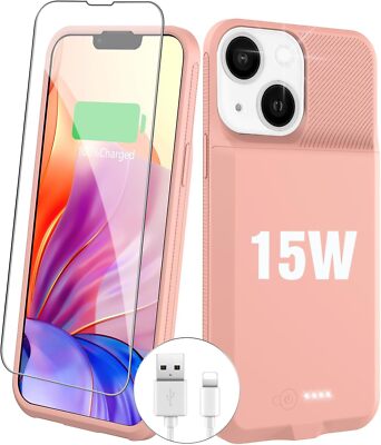 15W Fast Charging Battery Case for iPhone 13 13 Pro 14 14 Pro Ultra Slim
