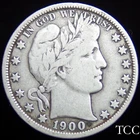 1900 O BARBER HALF DOLLAR ~  GORGEOUS ORIGINAL 50c COIN ~ FREE SHIPPING ~ TCC