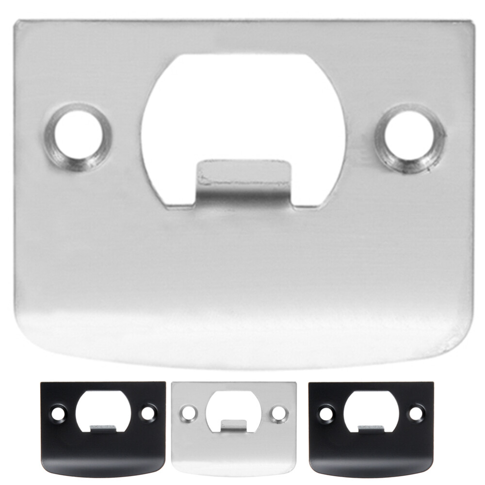 4 Stainless Steel Deadbolt Strike Plates for Door Locks