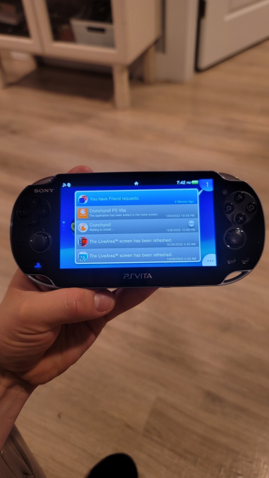 Sony PS Vita Limited Edition Handheld System Crystal Black. Awesome