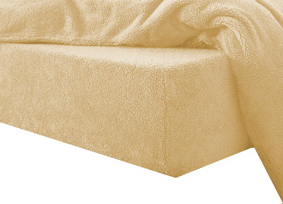 Teddy Warm Micro Fleece Fitted Sheet Sherpa Plush Bed Mattress Cover Double Size - Image 4 of 4