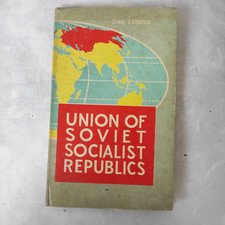 Folded Map Union Of Soviet Socialist Republics Area & Population Scale 1:8000000