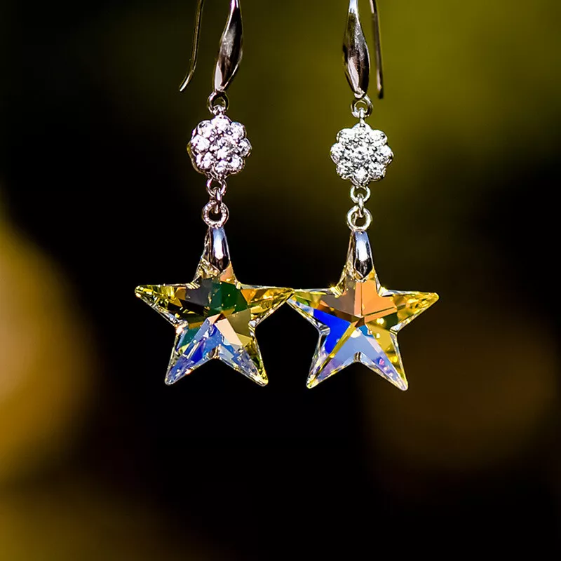 Silver cheap artificial earrings