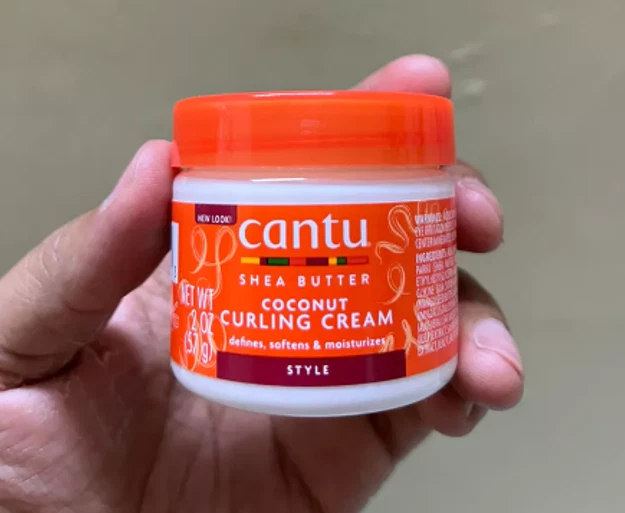 Crema rizadora de coco manteca de karité cantu 2 x 57 g para cabello ondulado rizado natural Foto 4 de 4