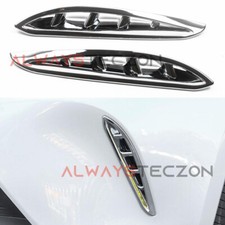 Chrome Front Bumper Fog Light Cover Trim Accessories For Toyota Venza 2021-2024 Chrome Front Bumper Fog Light Cover Trim Accessories For Toyota Venza 2021-2024