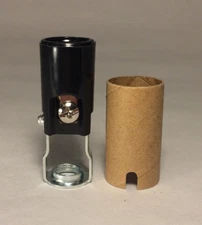 New 2 1/16" Keyless Candelabra Socket w/ Hickey Chandelier Lamp Socket UL #SO311