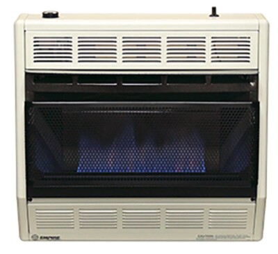 Empire Comfort Systems BF-30W 30,000 BTU Blue Flame Vent-Free Natural Gas Heater