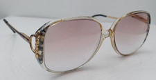 Vintage BerDel Ginger Translucent Oval Sunglasses Italy FRAMES ONLY