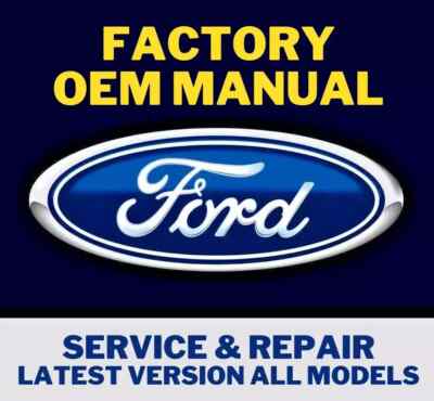 Ford 2003-2004 ALL Models Service Repair Factory Workshop Software Manual on USB