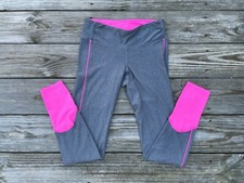 Champion Women Pants Sport Athletic Legging Gray/Pink Size S/P