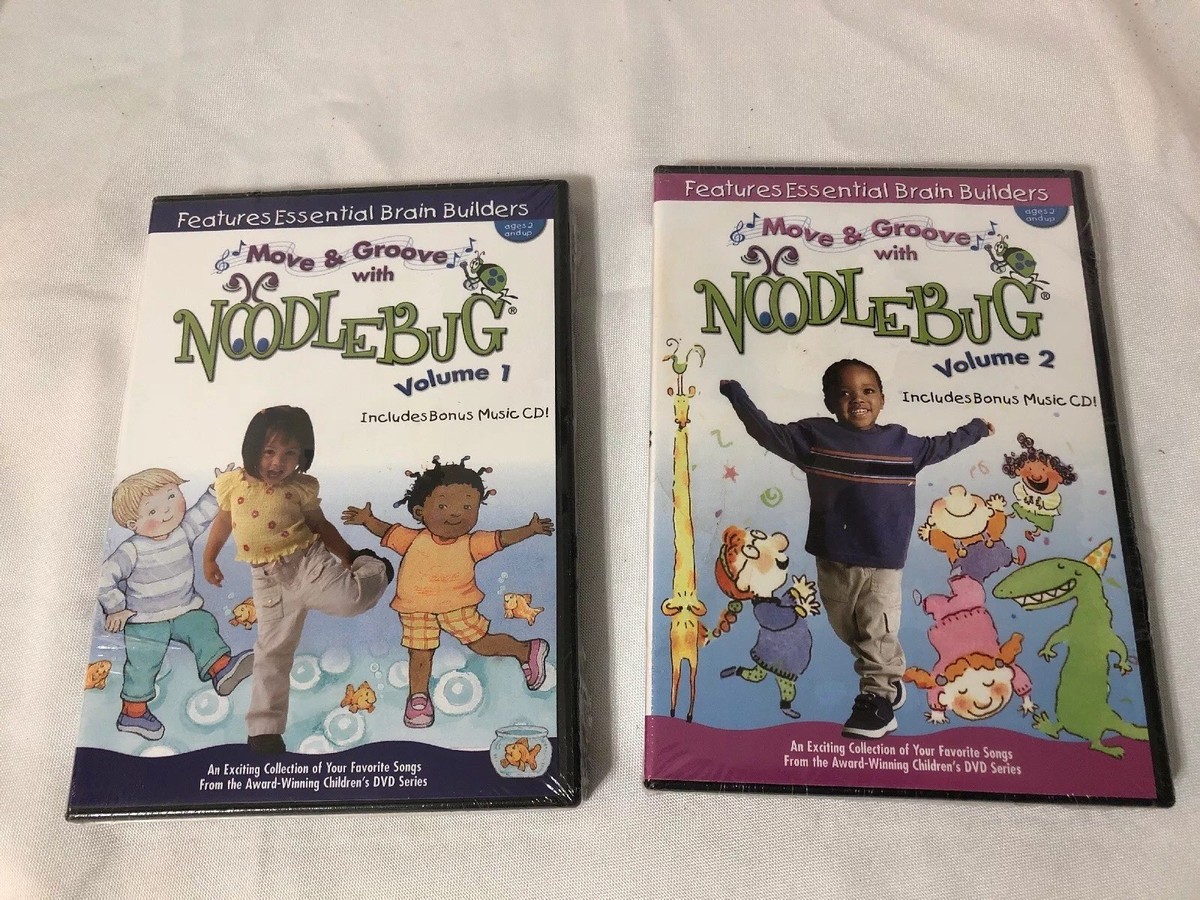 Move & Groove With Noodlebug Volumes 1 & 2 Includes Bonus Music CD