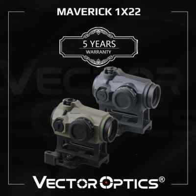 Maverick Gen3 1x22 Red Dot Scope Optic Sight Jagd Wasserdicht QD AR Sight Gummi