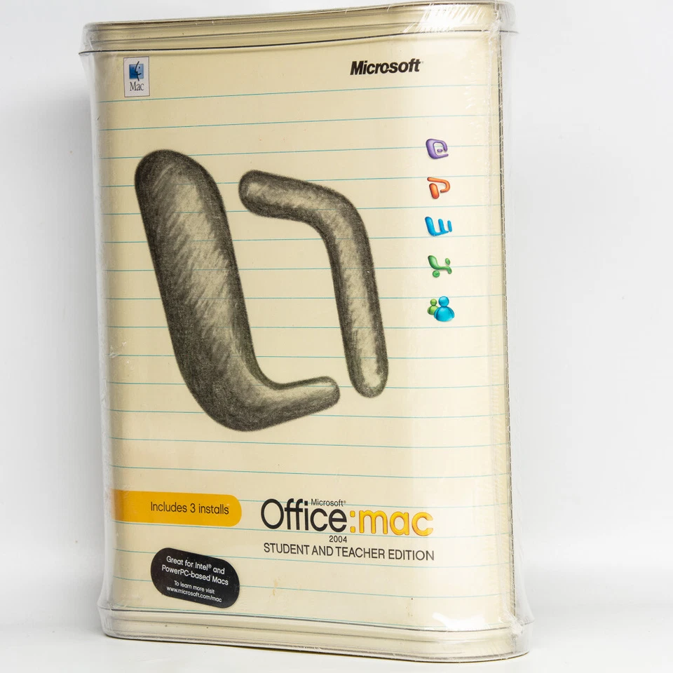 Microsoft Office 2004 for Mac Student Teacher Edition Sealed - Image 2 of 4