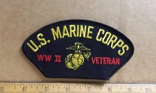 US Marine Corps - Patch brodé vétéran de la Seconde Guerre mondiale