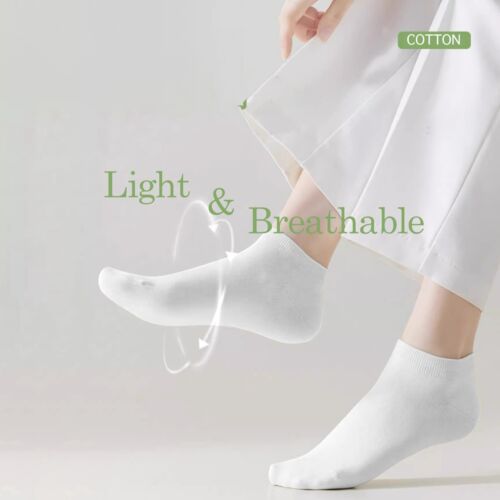 6-12 Paar niedrig geschnittene unsichtbare Freizeitsocken aus Baumwolle für Herren Damen Größe 9-11 10-13 - Bild 13 von 15