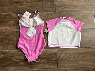 Target More Than Magic Size Small (6/6X) Mermaid Swimsuit Set With Cover  Top NWT