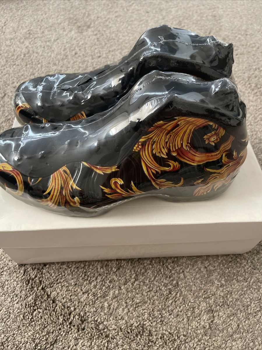 スニーカー Supreme x Air Foamposite One SP 'BLACK' SS 14 2014 Size 10 - Nike Air Foamposite One SP x Supreme Black 2014 | eBay
