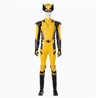 Deadpool 3 James Howlett Wolverine Cosplay Costume Men Halloween Jumpsuits Mask