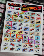 Aurora AFX G-Plus Super G-Plus Cars Poster 8 1/2" x 11" Updated