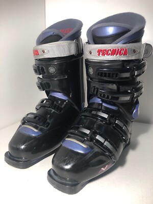 Ski Boots Tecnica Fibertech TNS AVS Size 6.5-40 Flex Control 296mm Custom Arch