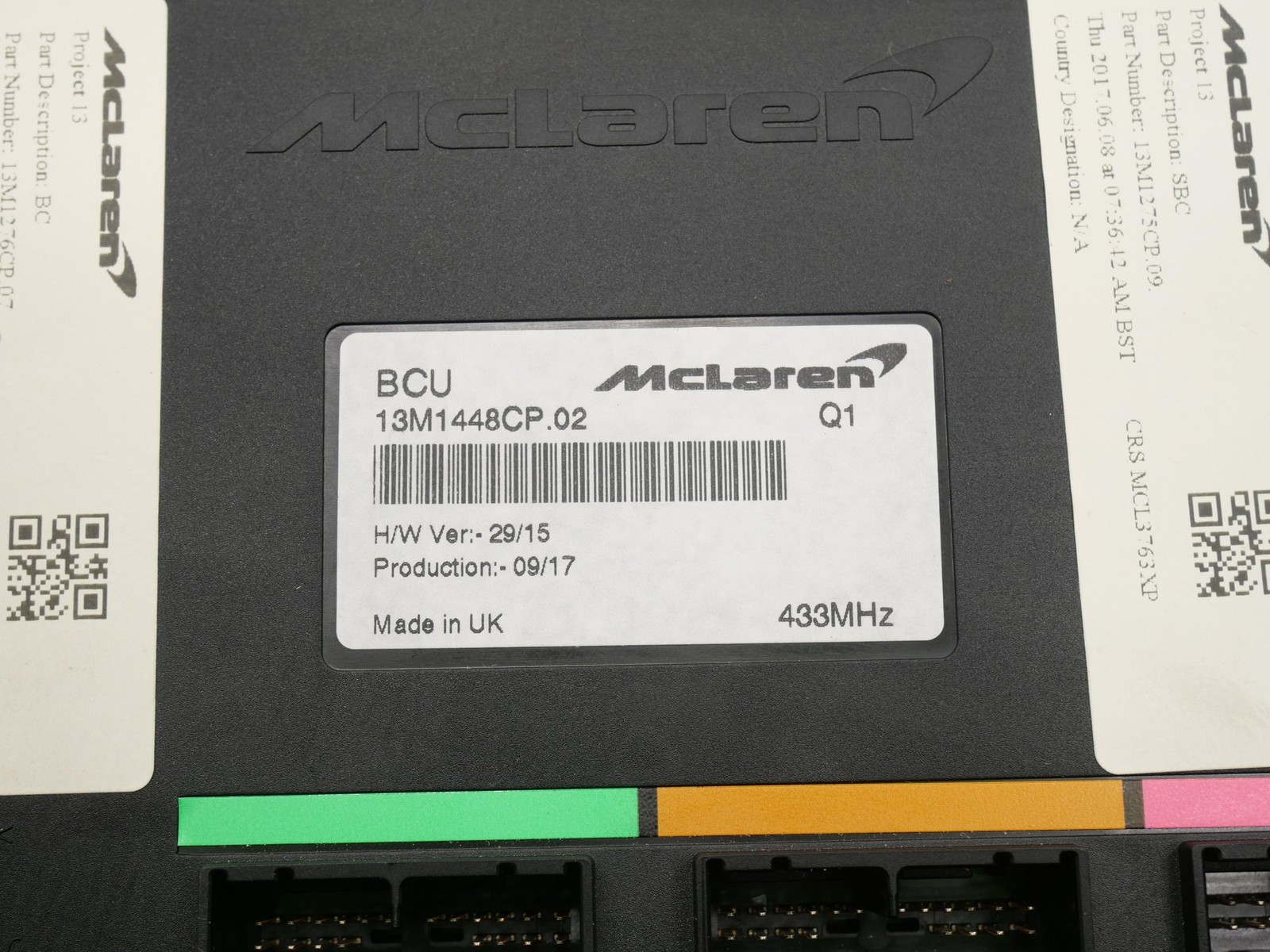 Used Main Body Control Module BCM ECU Unit 2016-2021 McLaren 570S 13M1448CP OEM