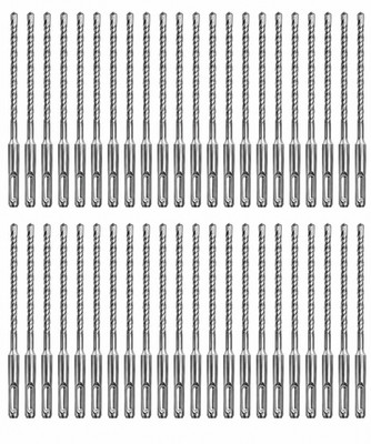 60Pcs 3/16''x8'' SDS Plus Rotary Hammer Drill Bit Set Masonry Concrete Drill Bit