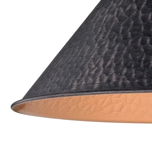 Vaxcel Lighting T0349 Outland 1 Light 10"W Outdoor Pendant - Grey - Picture 3 of 12