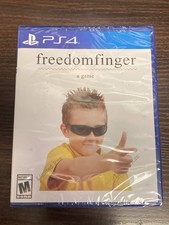 Freedom Finger - Playstation 4 PS4 ESRB Limited Run, New, Sealed, Region Free