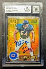 BRIAN URLACHER Rookie Auto 2000 Topps Finest Gold Refractor Inscribed SP /200 RC