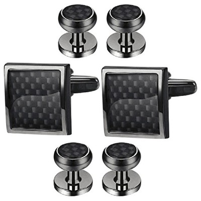 6 Pcs Manschettenknöpfe-Set Smokinghemdknöpfe Smoking-Accessoires