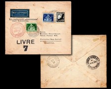 Cover Zeppelin Frankfurt to Vit�ria Brazil 20 jul 1936 Garf Zeppelin