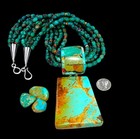 Kewa TOREVIA CRESPIN Santo Domingo TURQUOISE SPINY Necklace Inlaid 5 Strand~ 20" — photo 2