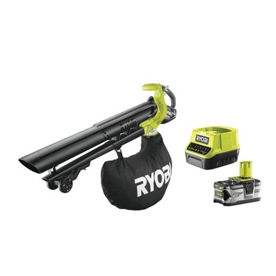 Ryobi OBV18 Staubsauger mit bürstenlosem Gebläse, 18 V ONE+ Batteriesatz 4,0 Ah