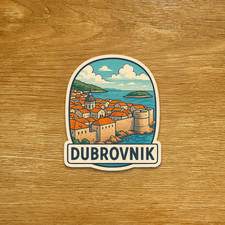 Dubrovnik Sticker  Travel Sticker  Die Cut Sticker