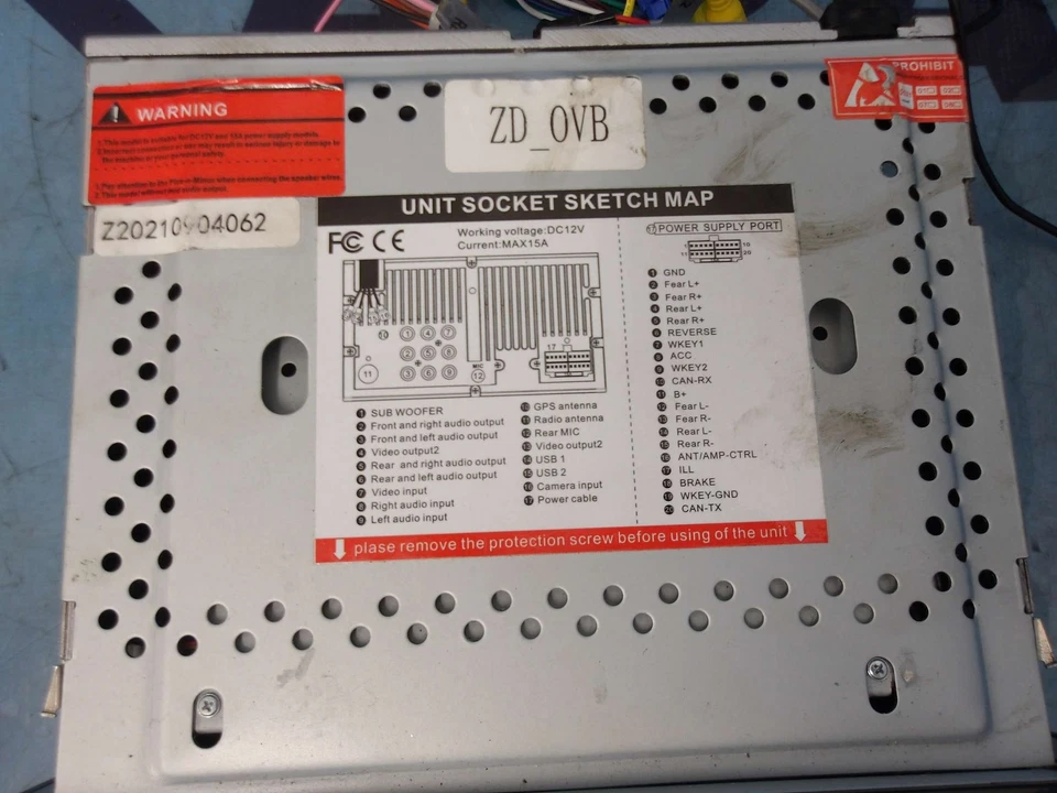 VAUXHALL CORSA D MK3 FL 2010-2014 STEREO RADIO SAT NAV CD PLAYER DISPLAY 42815 - Image 4 of 4