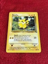 Pikachu 60/64 Jungle 1999 Wotc Pokemon Card Played