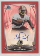 2014 Bowman Chrome Rookie Red Refractor 14/25 Silas Redd #RCRA-SR Auto 6ks