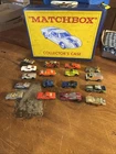Vintage Lesney Matchbox & Aurora SpeedLine Cigar Box Cars Lot w Case