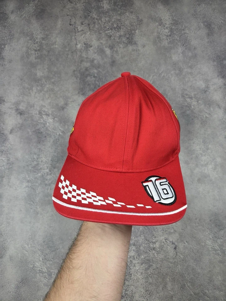 Vintage Cap Puma Ferrari Racing Hat Y2K White Car Men’s Nascar Formula F1 - Image 4 of 4