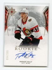 2021 Upper Deck Ultimate Collection Rookies /299 Parker Kelly #136 Auto RC