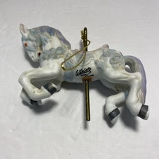 Vintage 1988 Willitts Design Carousel Memories Porcelain Carousel Horse Ornament