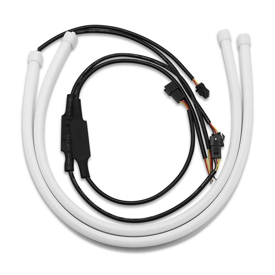 2X 45cm LED Soft Streifen Tube DRL Tagfahrlicht Blinker Lampe Leuchte Blinklicht - Bild 2 von 4