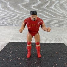 VTG 80s LJN WWF Bendies Nikolai Volkoff Wrestling Figure 1985 WWE Superstars 4.5