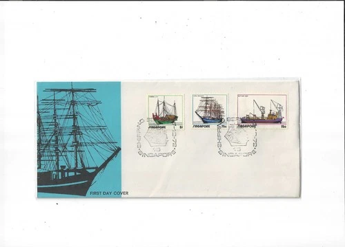 Singapore Year 1972 Shipping Series FDC
