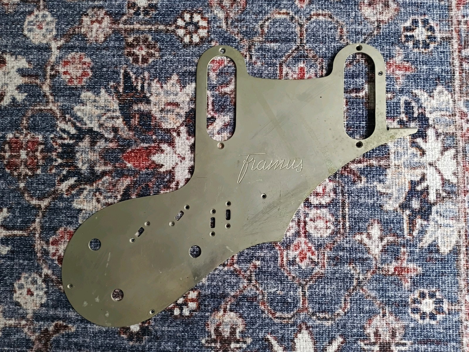 Vintage Framus Metal Pickguard Mixer Scratchplate