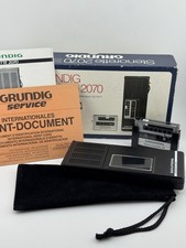 Grundig Stenorette 2070 Steno Cassette Dictaphone Boxed West Germany Working